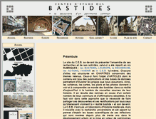 Tablet Screenshot of bastides.org